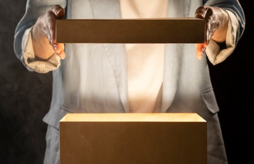 Cremation cardboard box