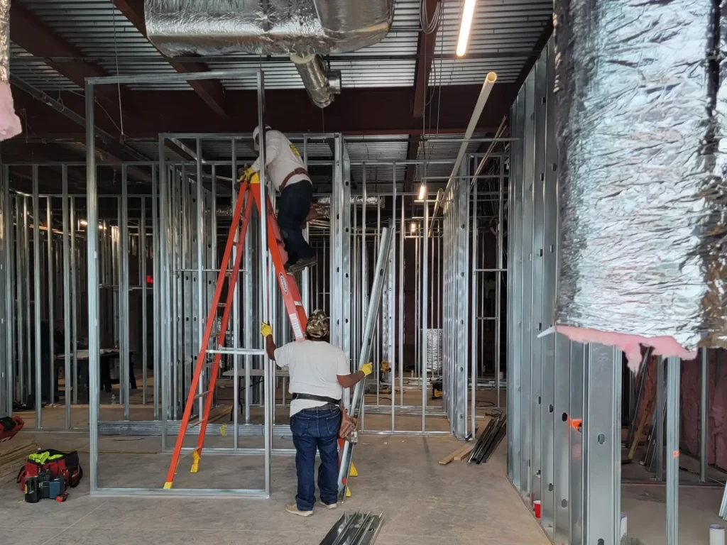 Zavza Seal workers during aspen dental, Holbrook NY construction