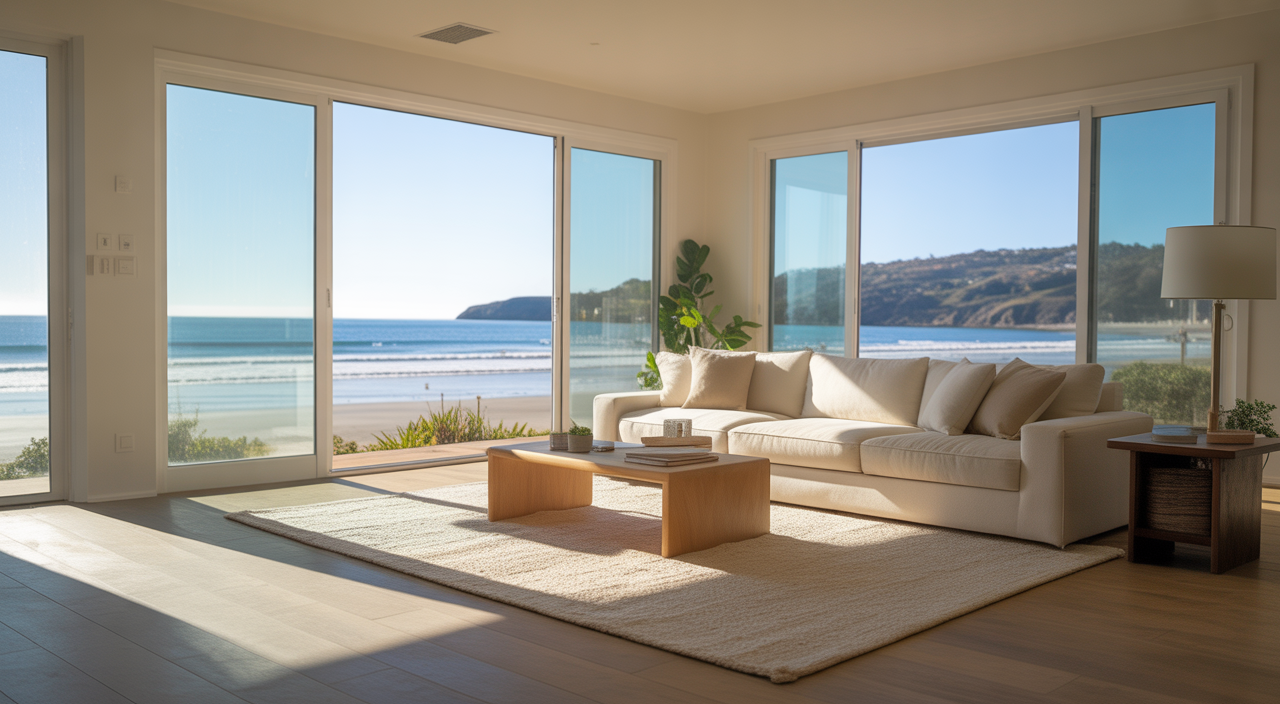 Clean and modern Santa Cruz home interior